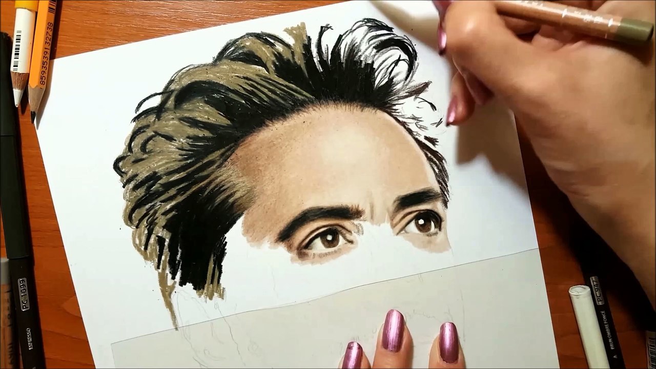 Drawing robert downey jr