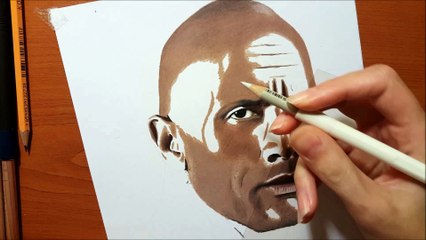 Drawing Dwayne The Rock Johnson