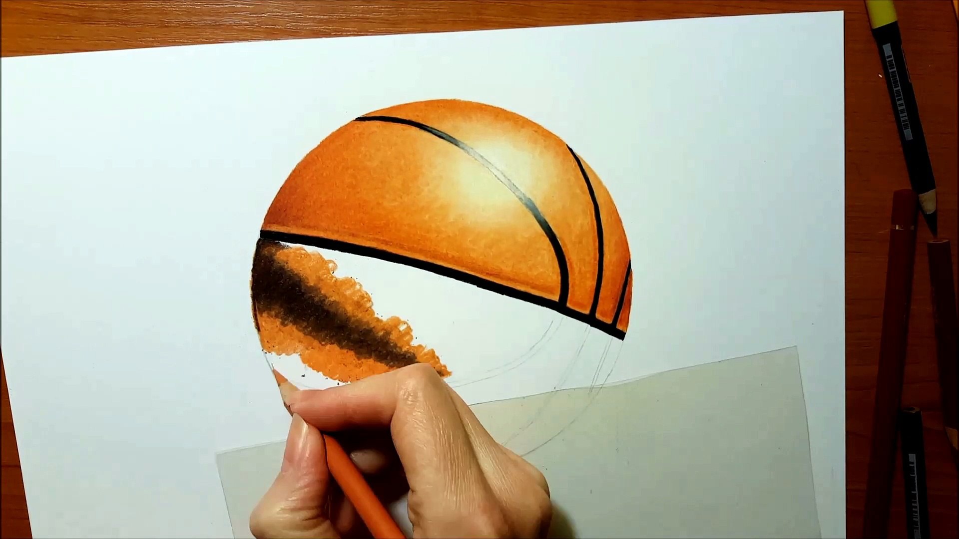 ⁣Drawing Basketball