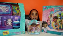 Doc McStuffins Carry Along Clinic - Doctor Kit - Doc Talking Mobile Kids Review And Play