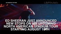 Ed Sheeran Announces New Tour Dates