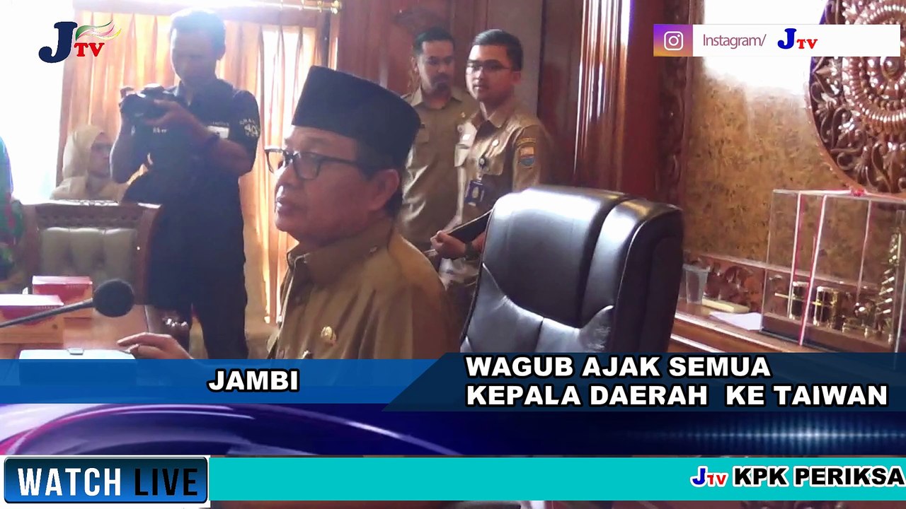 JTV WAGUB AJAK SEMUA KEPALA DAERAH KE TAIWAN