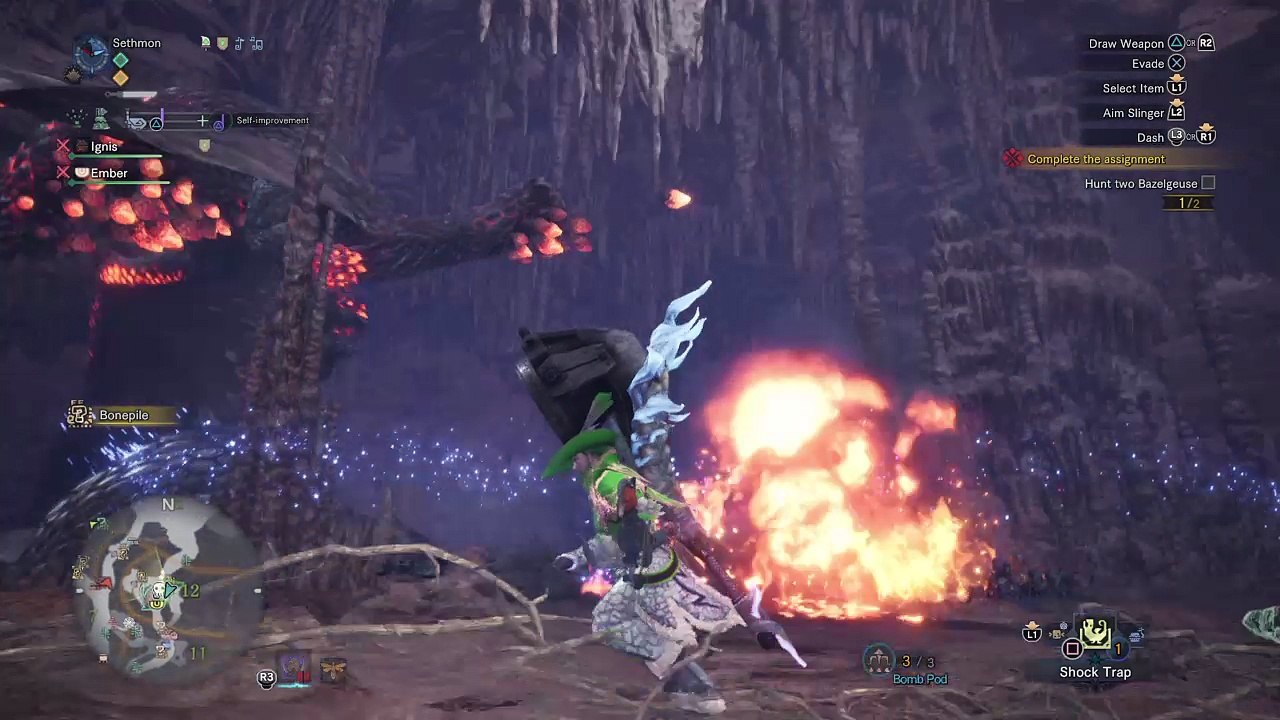 Monster Hunter: World Tempered Bazelgeuse Double Capture