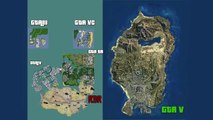 Is The GTA 5 Map Too Small? - Ultimate Los Santos Map Comparison To Grand Theft Auto Games & MORE!