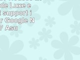 DURAGADGET Housse Etui Rotatif de Luxe en rouge et support intégré pour Google Nexus 7