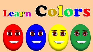 Learn colors with egg colors for children