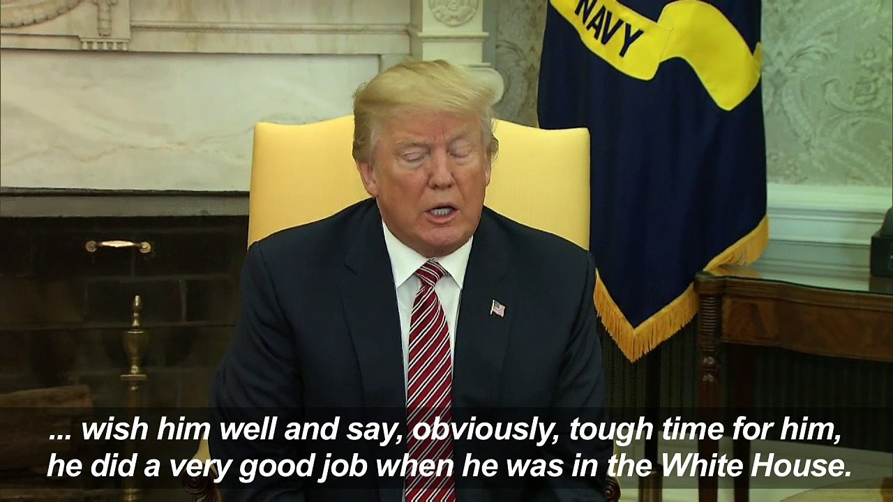 Trump praises aide amid White House abuse scandal