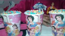 Kinder Surprise joy - Jessie, Woody, Buzz, surprise eggs for boys and cups of Disney princesses