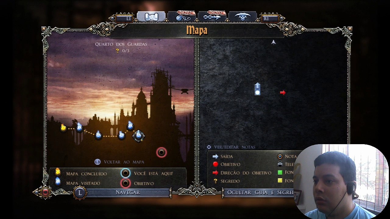 Castlevania Lords of Shadow Mirror of Fate - Quarto dos Guardas - Guards Room - 7