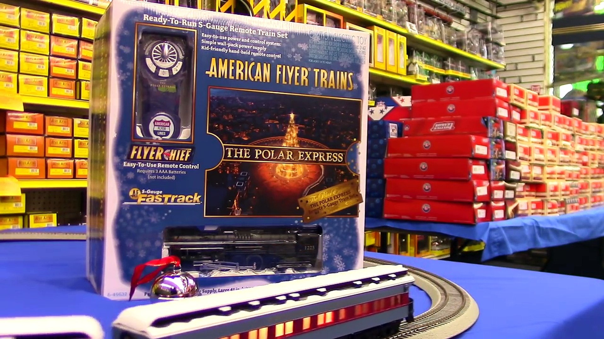 american flyer polar express train set