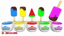 Learn Colors With Play Doh Ice Cream for Children - Colours with Ice Cream Rainbow for Kids Toddlers