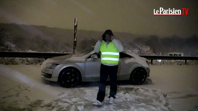 Neige en Ile-de-France : une nuit avec les naufragés de la N118
