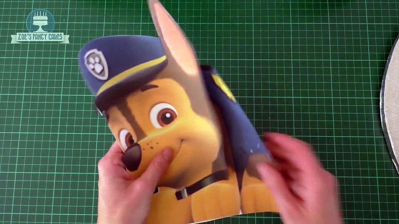 Paw patrol cake chase 3D birthday cake