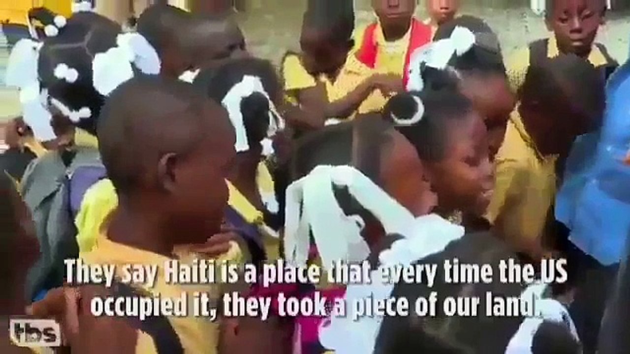 Haiti'yi ziyaret eden Conan O'Brien'a Haiti’li küçük kızdan tokat gibi cevap