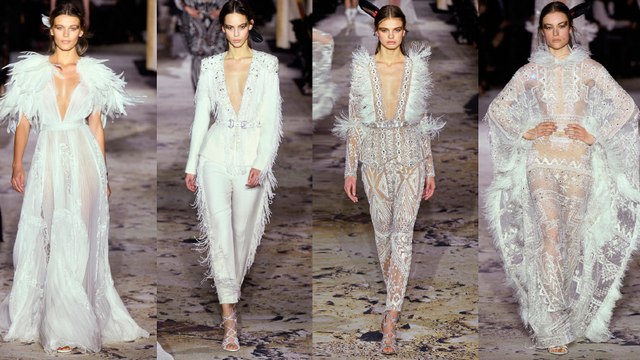 شاهدي عرض زهير مراد للهوت كوتور: تصاميم مترفة مستوحاة من الهنود الحمر!