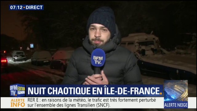 Neige: sur la Nationale 12, la solidarité s’organise pour aider les automobilistes piégés