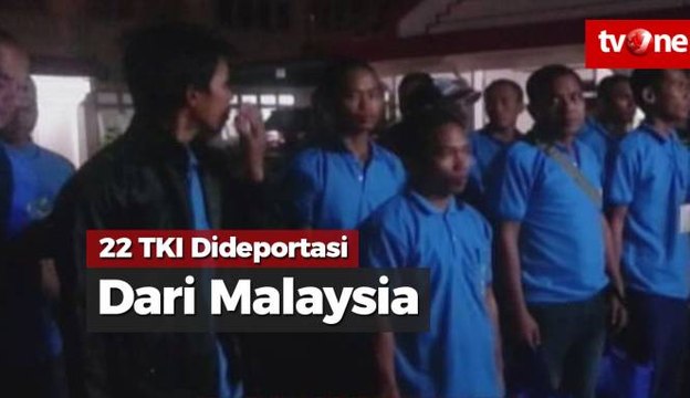Pemerintah Malaysia Deportasi 22 Tenaga Kerja Indonesia