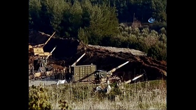 Terör örgütü PYD mevzileri böyle yerle bir edildi