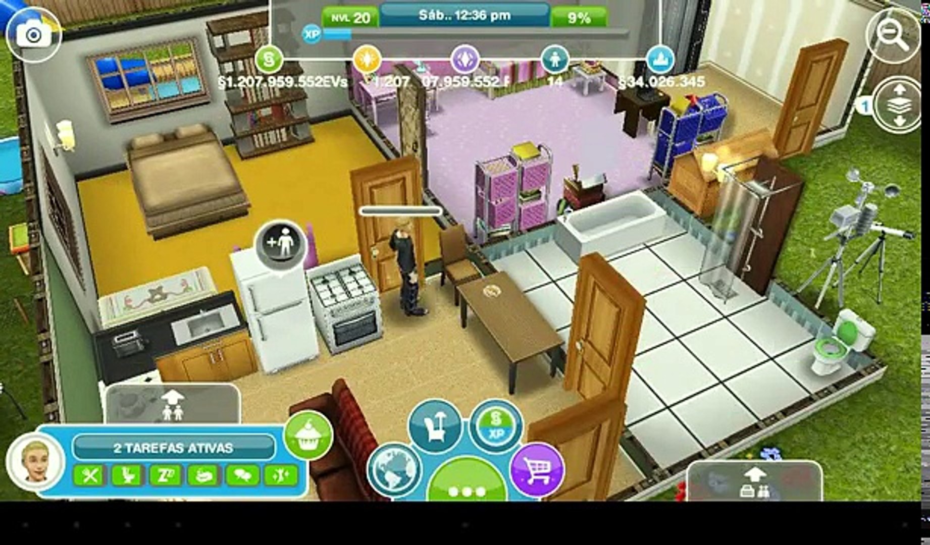 PART 2 COMO TER DINHEIRO INFINITO NO SIMS FREEPLAY NO IPHONE