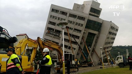Taïwan: au moins 4 morts et 200 blessés dans un séisme à Hualien