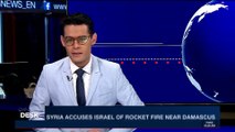 i24NEWS DESK | Syria accuses Israel of rocket fire near Damascus | Wednesday, February 7th 2018