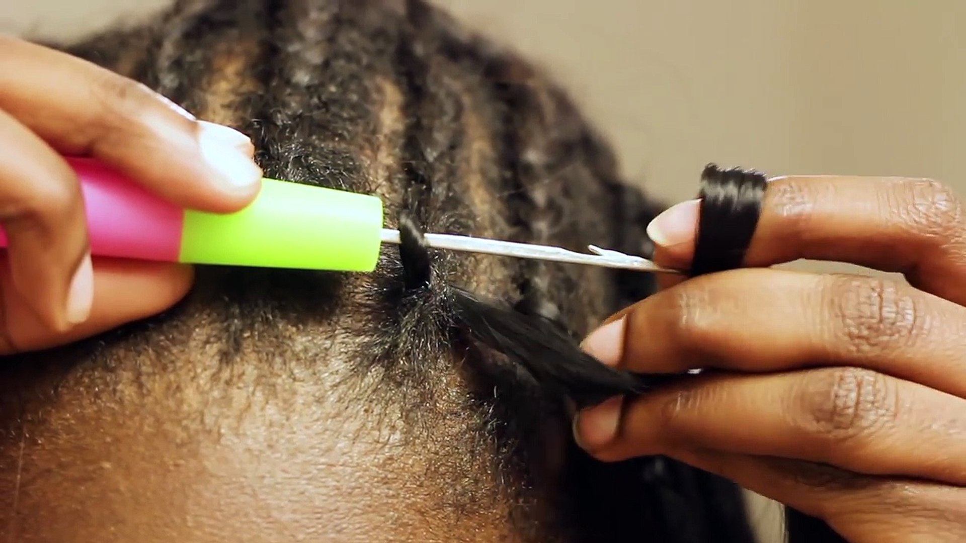 VERY DETAILED Straight Crochet Braids Tutorial ft. Italian Perm Yaki Hair from Sams Beauty
