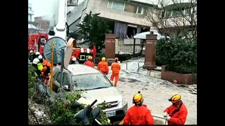 Imagens revelam rastro de destruição deixado por terremoto em Taiwan