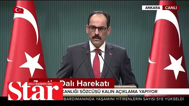 Hükümetten ABD�ye 'Terör örgütlerine verilen desteğin artık hiçbir zemini kalmadı'