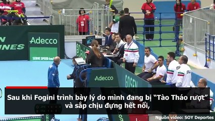 Chuyện bi hài chưa từng có: Tay vợt Tennis nổi tiếng bỏ thi đấu giữa chừng vì…tào tháo rượt
