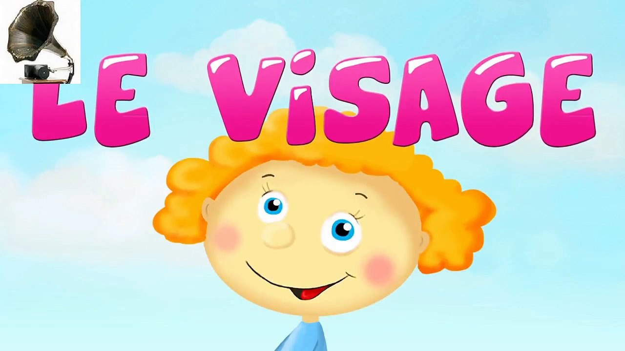Apprendre les parties du visage  --- Education pour les enfants