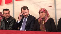 Hatay Bakan Albayrak Cumhurbaşkanı ile Rıfat Sinirli' Nin Eşini Telefonda Görüştürdü