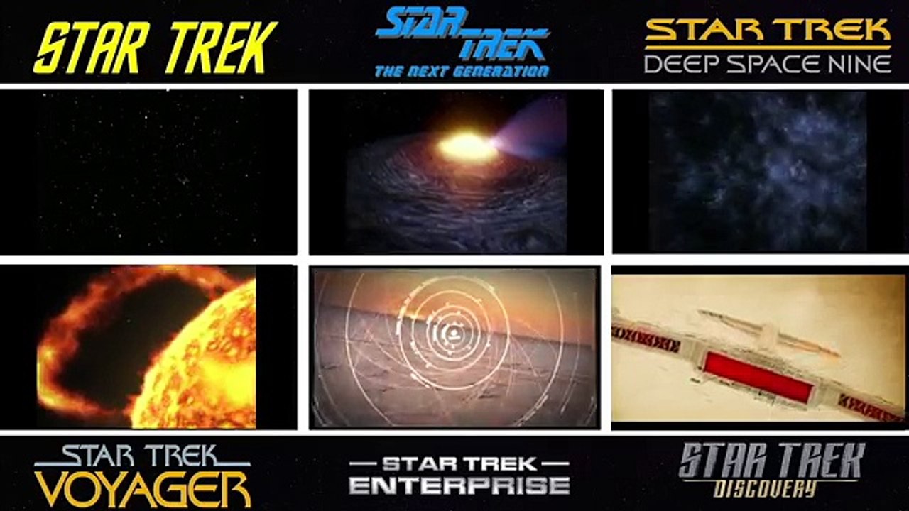 All Star Trek TV Opening Credits Simultaneously