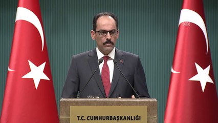 Kalın: 'Zeytin Dalı Harekatı'nda ekonomimiz olumsuz etkilenmedi' - ANKARA