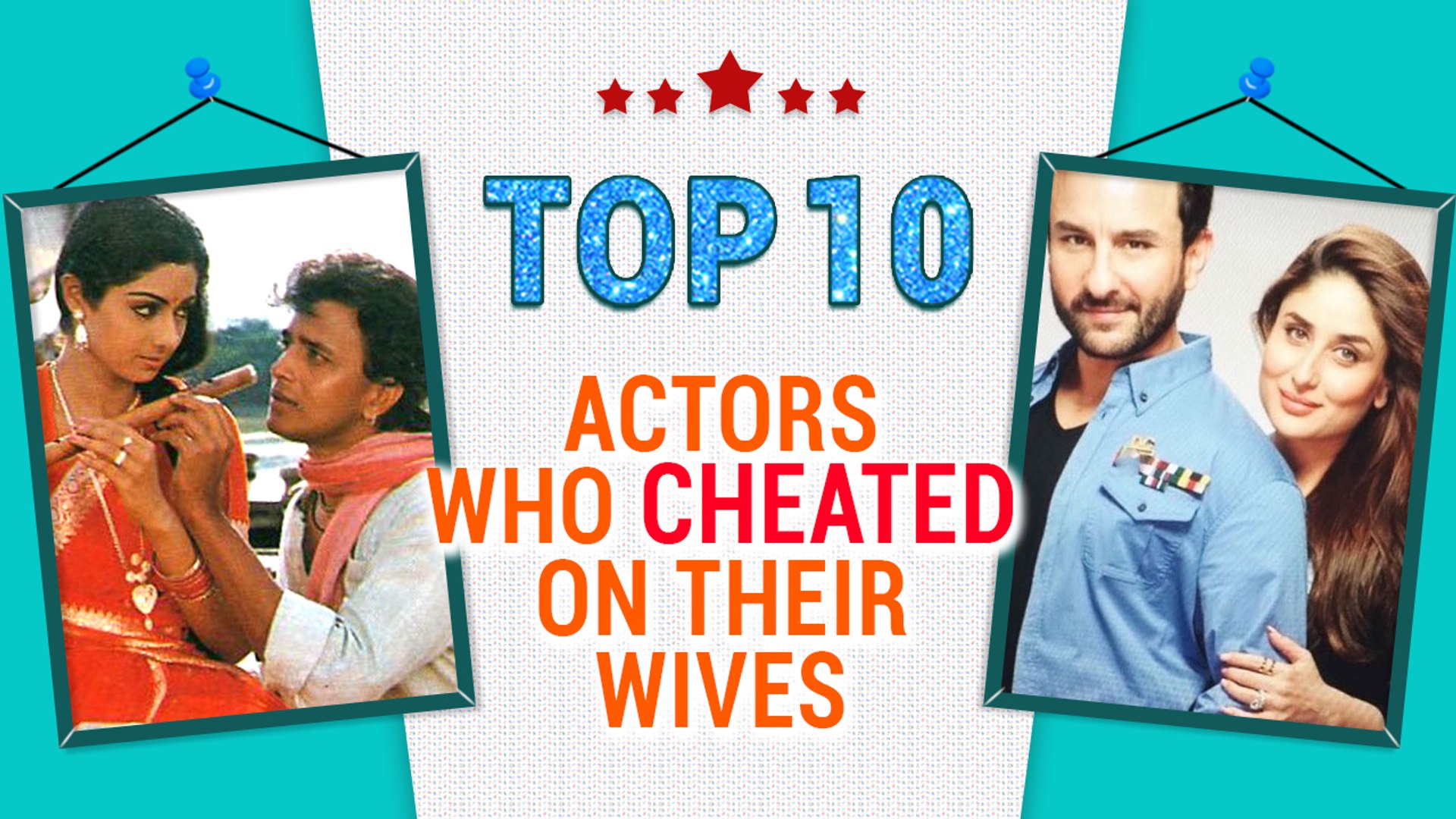 ⁣Saif Ali Khan CHEATED With Kareena Kapoor | TOP 10 ACTORS WHO CHEATED THEIR WIVES