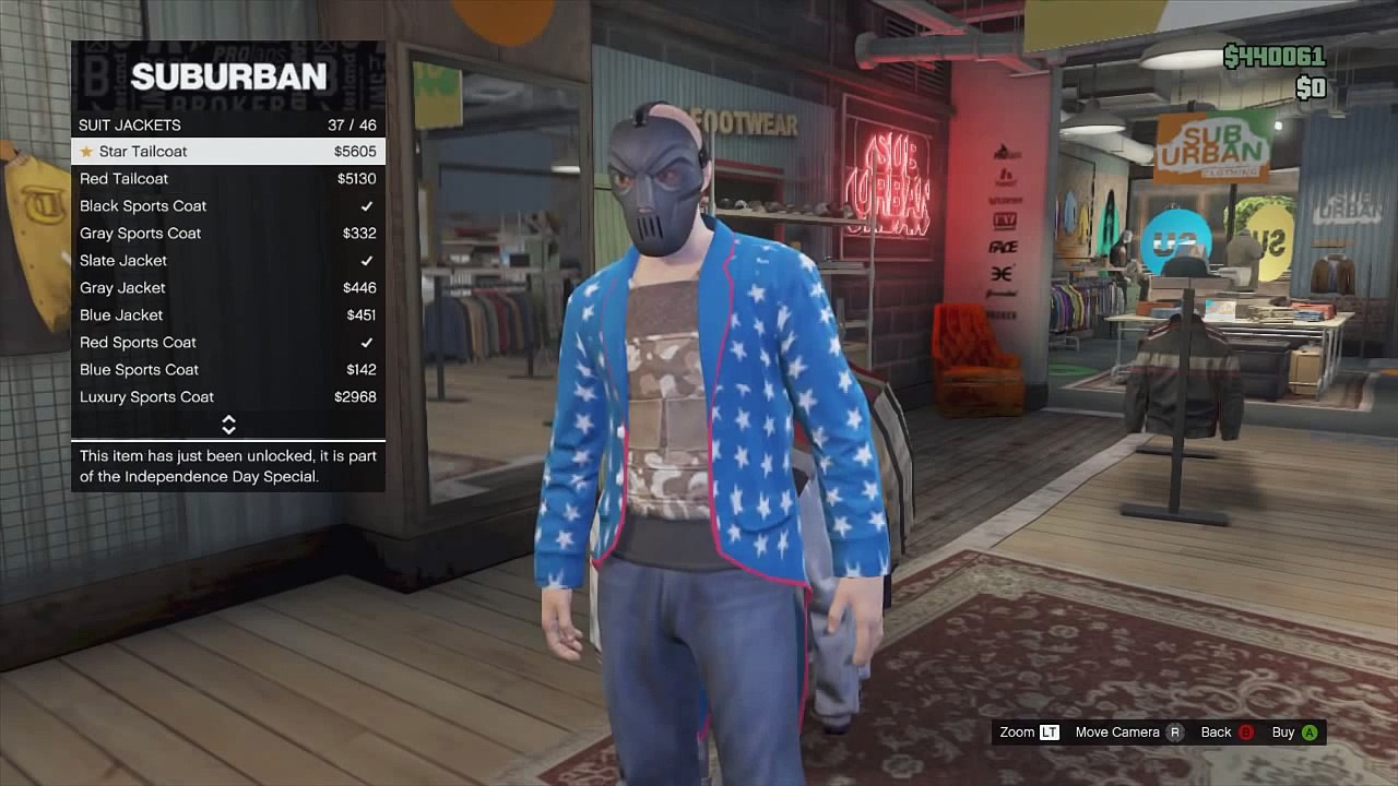 Gta online outlet clothes