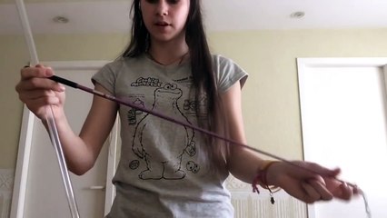 Обзор на мои предметы и купальники для художественной гимнастики