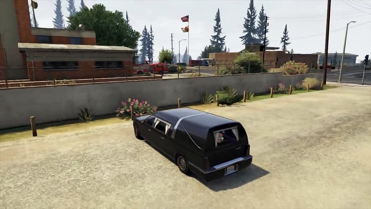 GTA 5 RARE "FUNERAL HEARSE" LOCATION (Rare Car Guide 9) [GTA V