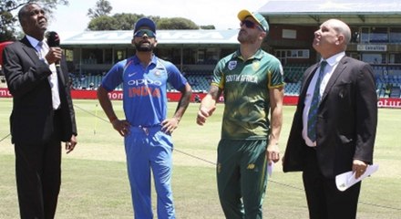 மூன்றாவது ஒருநாள் போட்டி தென் ஆப்ரிக்கா பந்து வீச்சு- வீடியோ