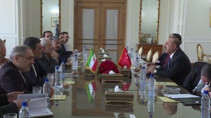 Çavuşoğlu-Zarif görüşmesi - Heyetler arası - TAHRAN