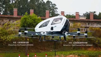 EHANG 184 AAV Manned Flight Tests