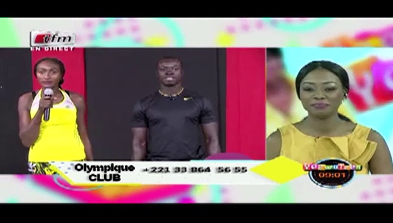 RUBRIQUE GYM avec OLYMPIQUE CLUB dans Yeewu Leen du 07 Février 2018