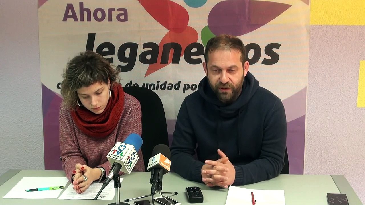 Rueda de prensa de Leganemos del 7 de febrero de 2018