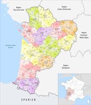La France et ses régions la Nouvelle Aquitaine