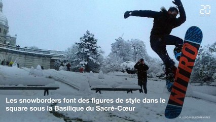 Paris sous la neige