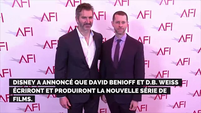 Les créateurs de Game of Thrones se lancent dans Star Wars