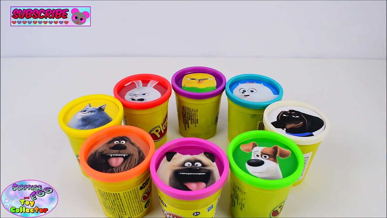 Learn Colors The Secret Life of Pets Movie Learning Episode Show Surprise Egg and Toy Collector SETC