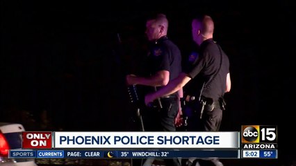 Phoenix Law Enforcement Association warns of officer shortage