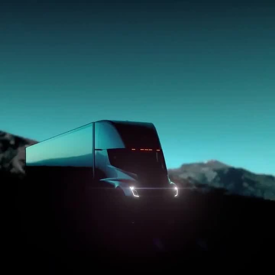 ⁣Meet the Tesla Semi