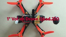 Vol drone Quad 220 pour FPV