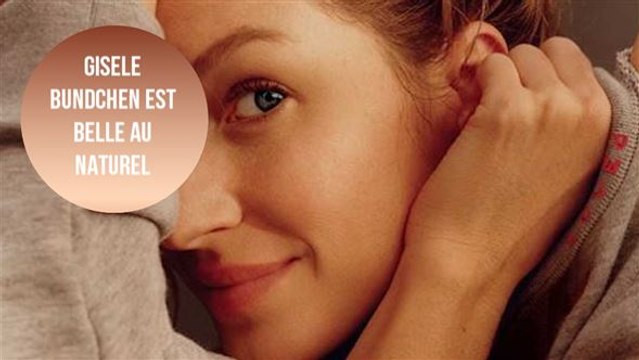 Gisele Bundchen pose sans make-up pour Vogue